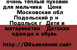 East Fairay Tale очень тёплый пуховик для мальчика › Цена ­ 2 000 - Московская обл., Подольский р-н, Подольск г. Дети и материнство » Детская одежда и обувь   